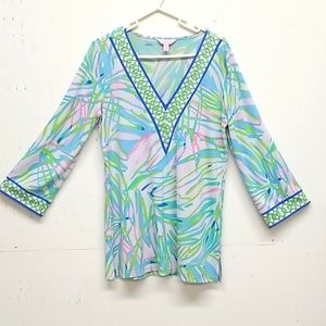 Lilly Pulitzer long sleeve lightweight blouse